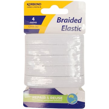 Korbond Elastic Braided 12Mm X4M each