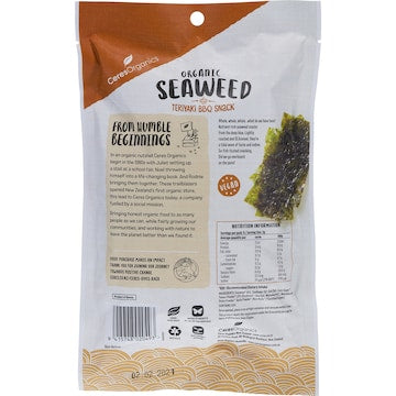 Ceres Organics Seaweed Teriyaki BBQ Snack 8g x 2 pack