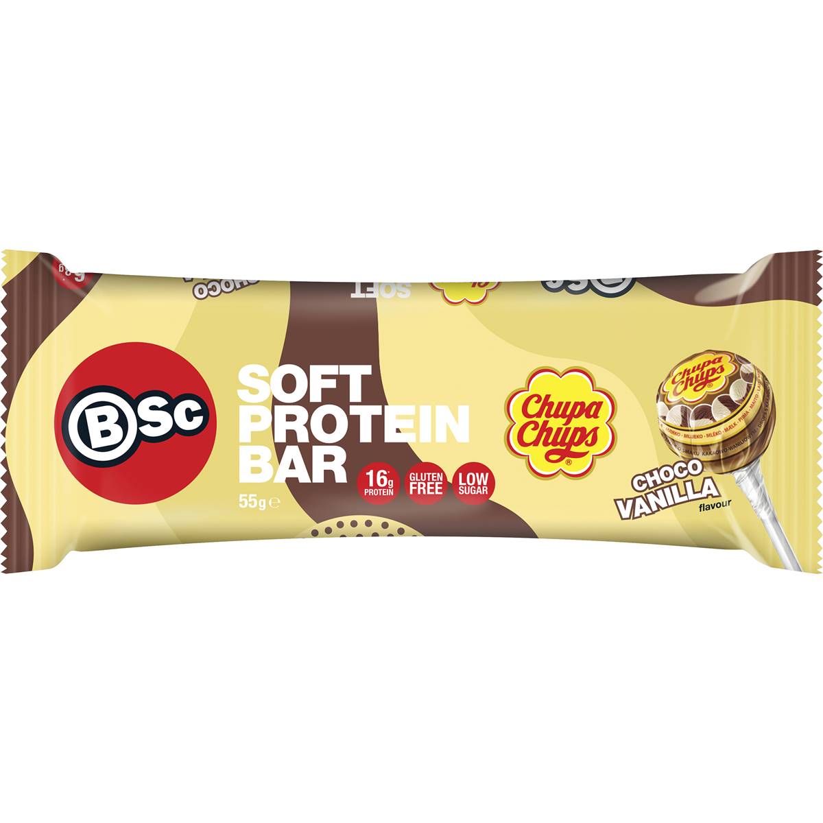 BSc Body Science Chupa Chups Soft Protein Bar Choco Vanilla 55g
