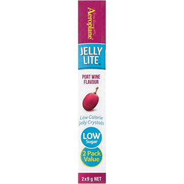 Aeroplane Jelly Lite Crystals Port Wine 9g x 2 pack