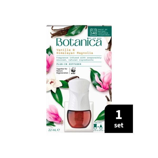 BOTANICA BY AIR WICK AIR FRESHENER PLUG IN DIFFUSER LE VANILLA & HIMALAYAN MAGNOLIA 22ML
