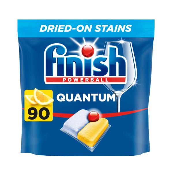 FINISH QUANTUM DISHWASHING TABLETS LEMON 90 PACK