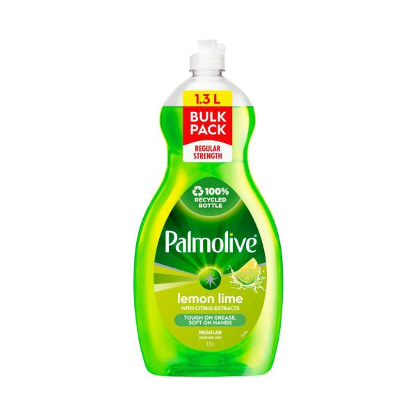 PALMOLIVE REGULAR DISHWASHING LIQUID LEMON LIME BULK PACK 1.3L