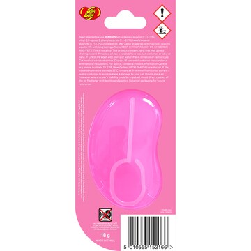 Jelly Belly Hanging Gel Car Air Freshener Bubblegum each