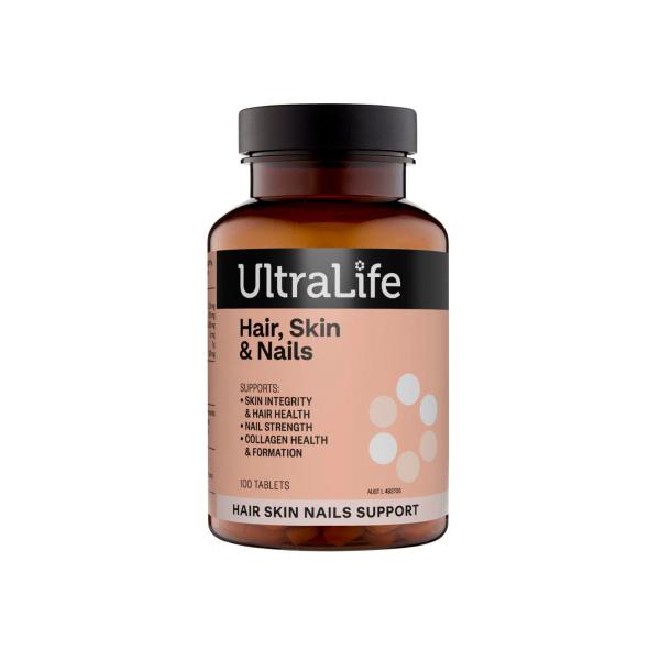 ULTRALIFE HAIR- SKIN AND NAILS TABLETS 100PK