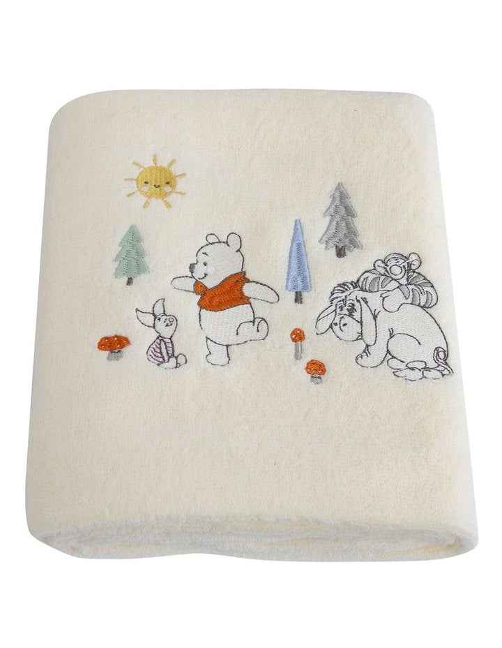Winnie The Pooh Bath Towel in Yellow