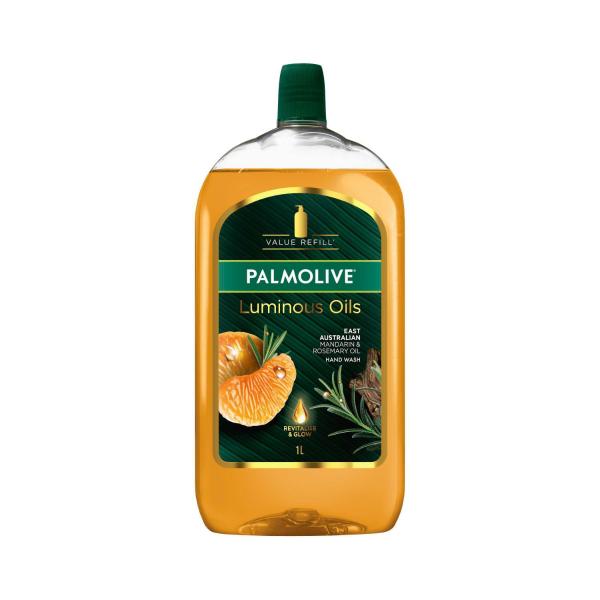 PALMOLIVE LUMINOUS OILS HAND WASH REFILL MANDARIN & ROSEMARY 1L