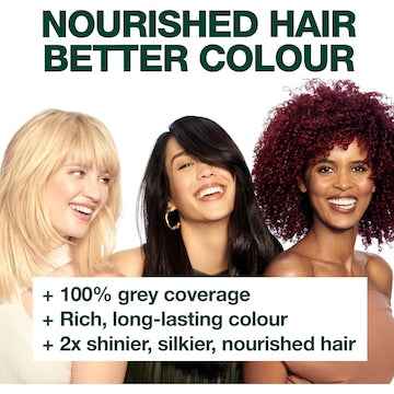 Garnier Nutrisse Hair Colour 1 Liquorice Black each