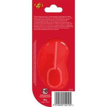 Jelly Belly Hanging Gel Car Air Freshener Very Cherry each