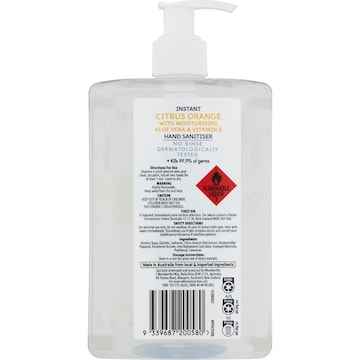 The Balnea Body Company Citrus Orange Hand Sanitiser 1L