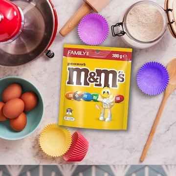 M&M's Peanut Milk Chocolate Snack & Share Bag 380g