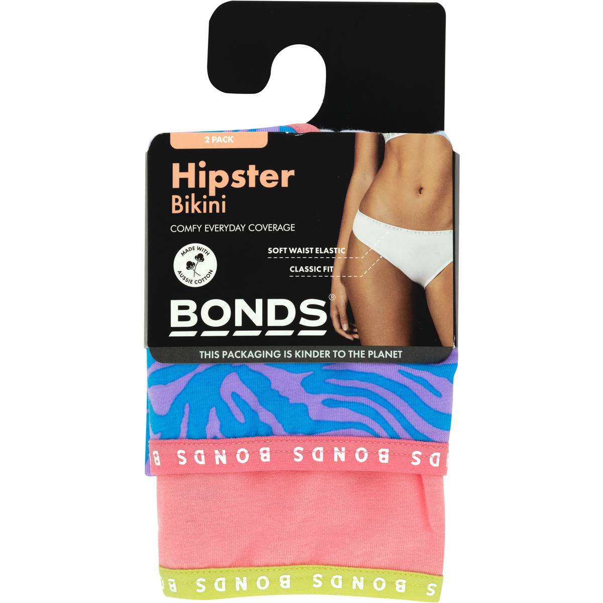 Bonds Hipster Bikini Size 12 2 Pack