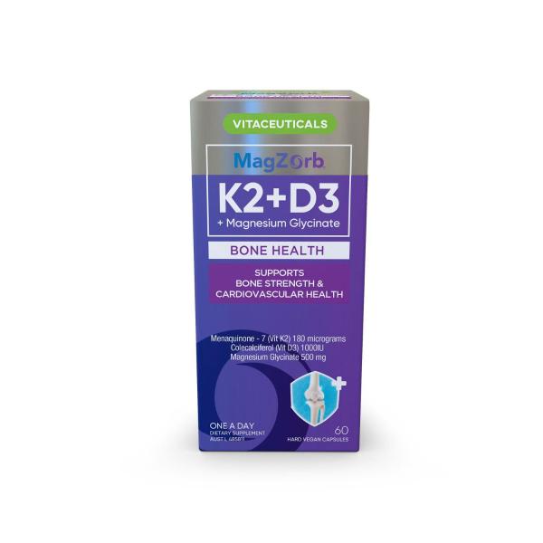 VITACEUTICALS MAG ZORB D3+K2 60PK