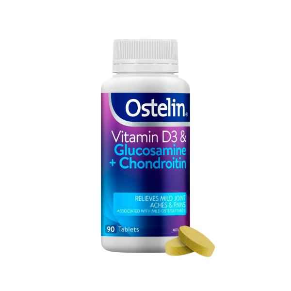 OSTELIN VITAMIN D3 GLUCOSAMIN & CHONDROITIN 90PK