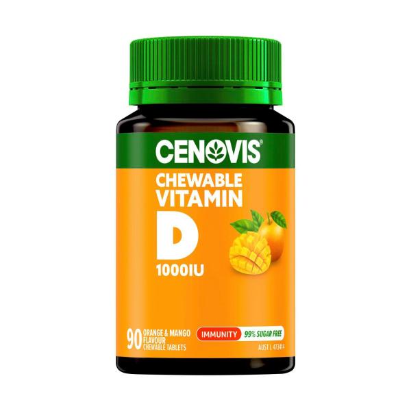 CENOVIS CHEWABLE VITAMIN D3 90PK