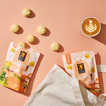 Byron Bay Cookies Macadmia Shortbread Bites 100g