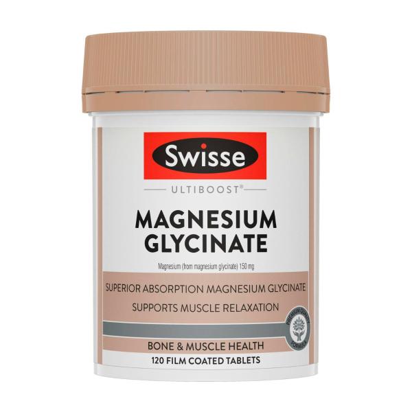 SWISSE UB MAGNESIUM GLYCINATE 120PK