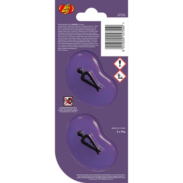 Jelly Belly Duo Vent Car Air Freshener Island Punch 2 pack