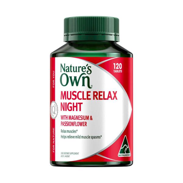 NATURE'S OWN MAGNESIUM NIGHT MUSCLE RECOVERY 120PK