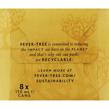 Fever-Tree Indian Tonic Water Cans 150mL x 8 pack