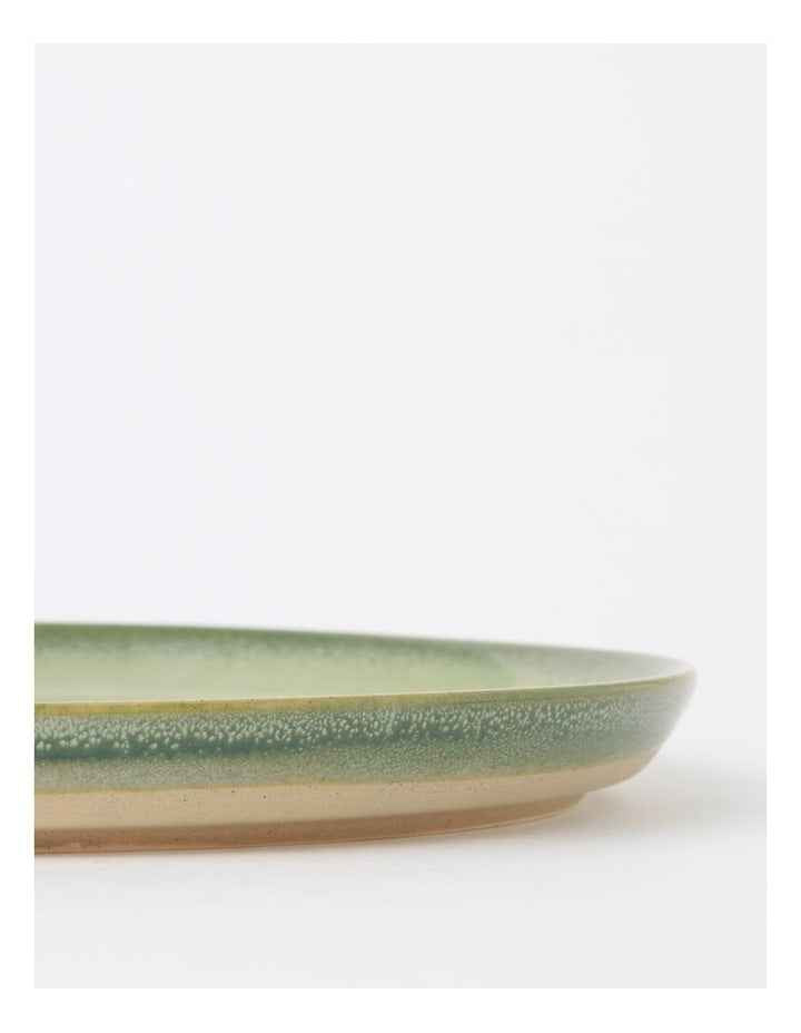 Esperance Celadon Wiped Edge Dinner Plate in Green