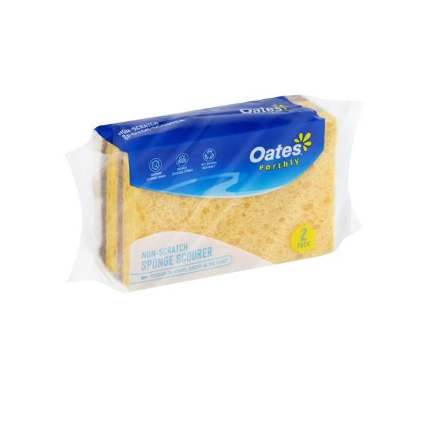 OATES EARTHLY NON-SCRATCH SPONGE SCOURER 2 PACK