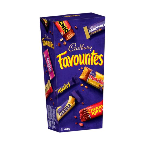 CADBURY FAVOURITES BOXED CHOCOLATE 470G