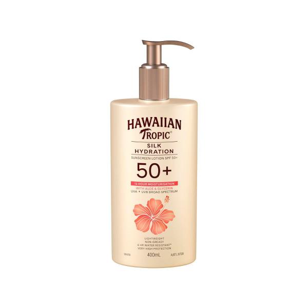 HAWAIIAN TROPIC SILK HYDRATION SUNSCREEN LOTION SPF50+ 400ML