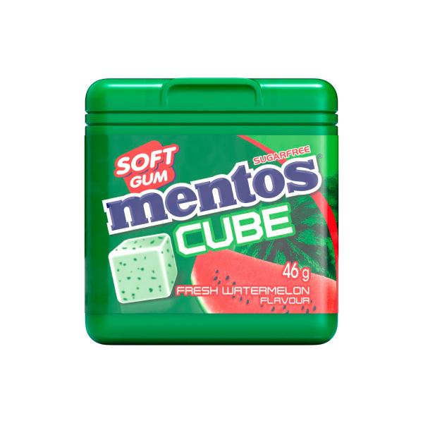 MENTOS CUBE GUM WATERMELON 46G