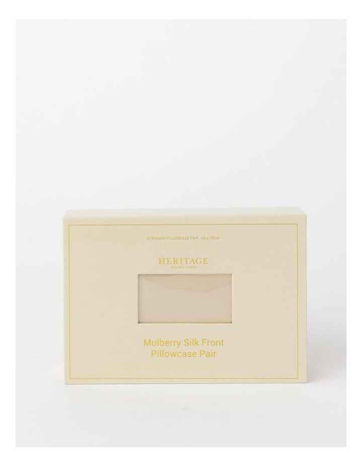 Silk Front Pillowcase Pair in Champagne