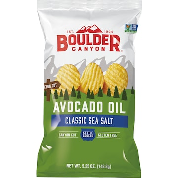 Boulder Canyon Avocado Oil Classic Sea Salt Chips 148.8g
