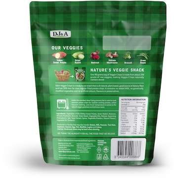DJ&A Veggie Crisps Original 90g
