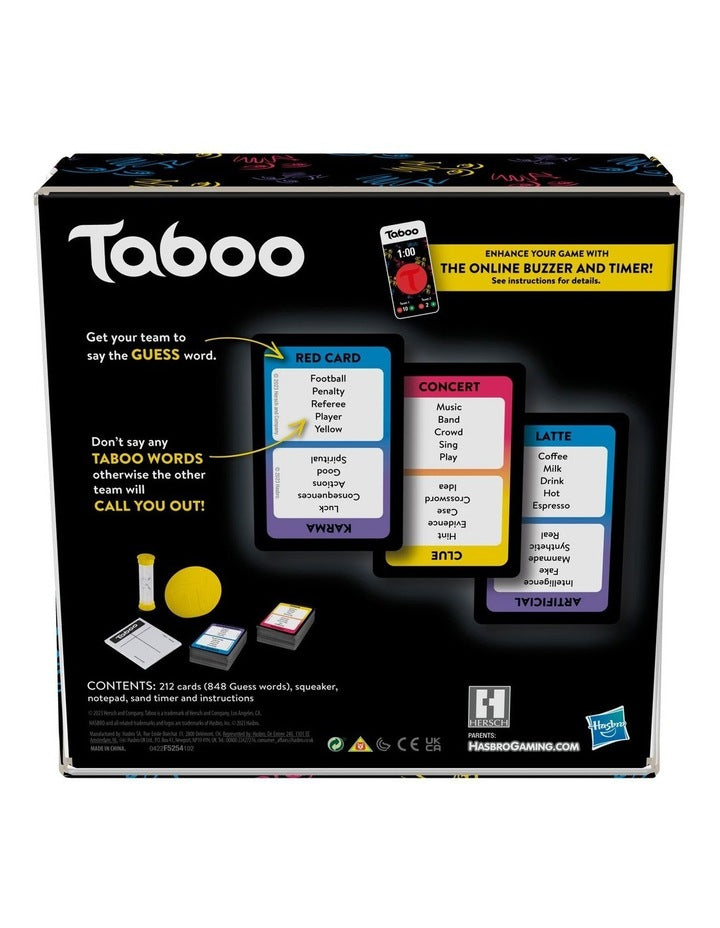 Classic Taboo Game in Multi