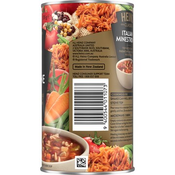 Heinz Classic Italian Minestrone Canned Soup 535g