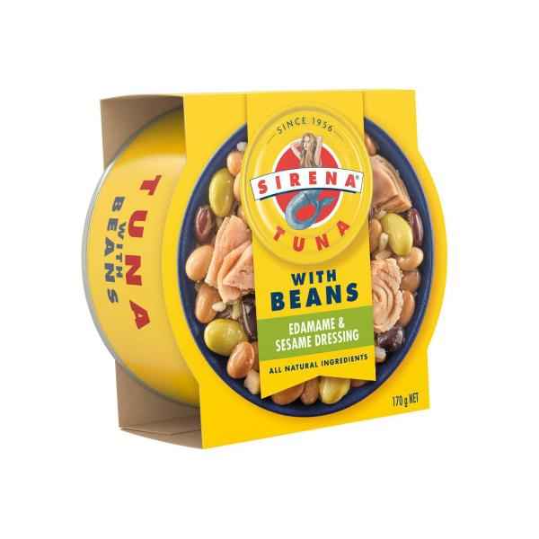 Tuna With Beans Edamame & Sesame Dressing