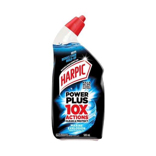 HARPIC POWER PLUS TOILET CLEANER MARINE EXPLOSION 500ML