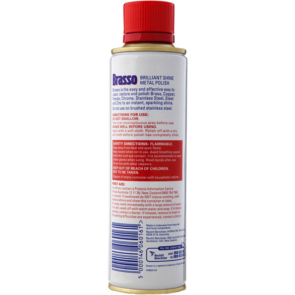 Brasso Metal Polish Metal 250ml