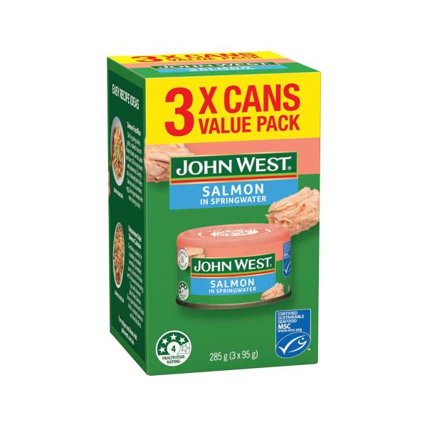 JOHN WEST SALMON SPRINGWATER 3PK