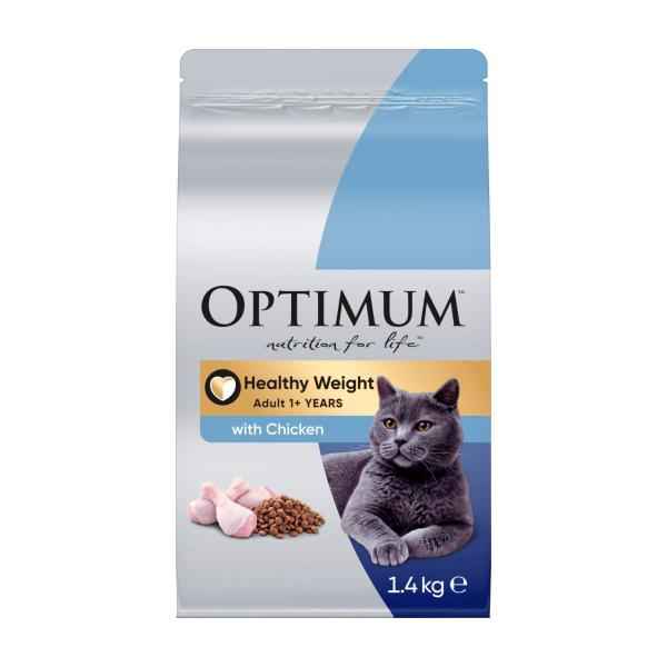 OPTIMUM DRY CAT FOOD HEALTHY WEIGHT 1.4 KG