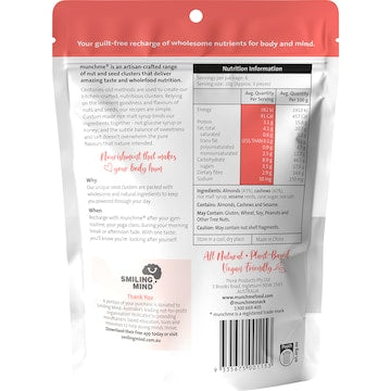 Munchme Roasted Almond Cashew 120g