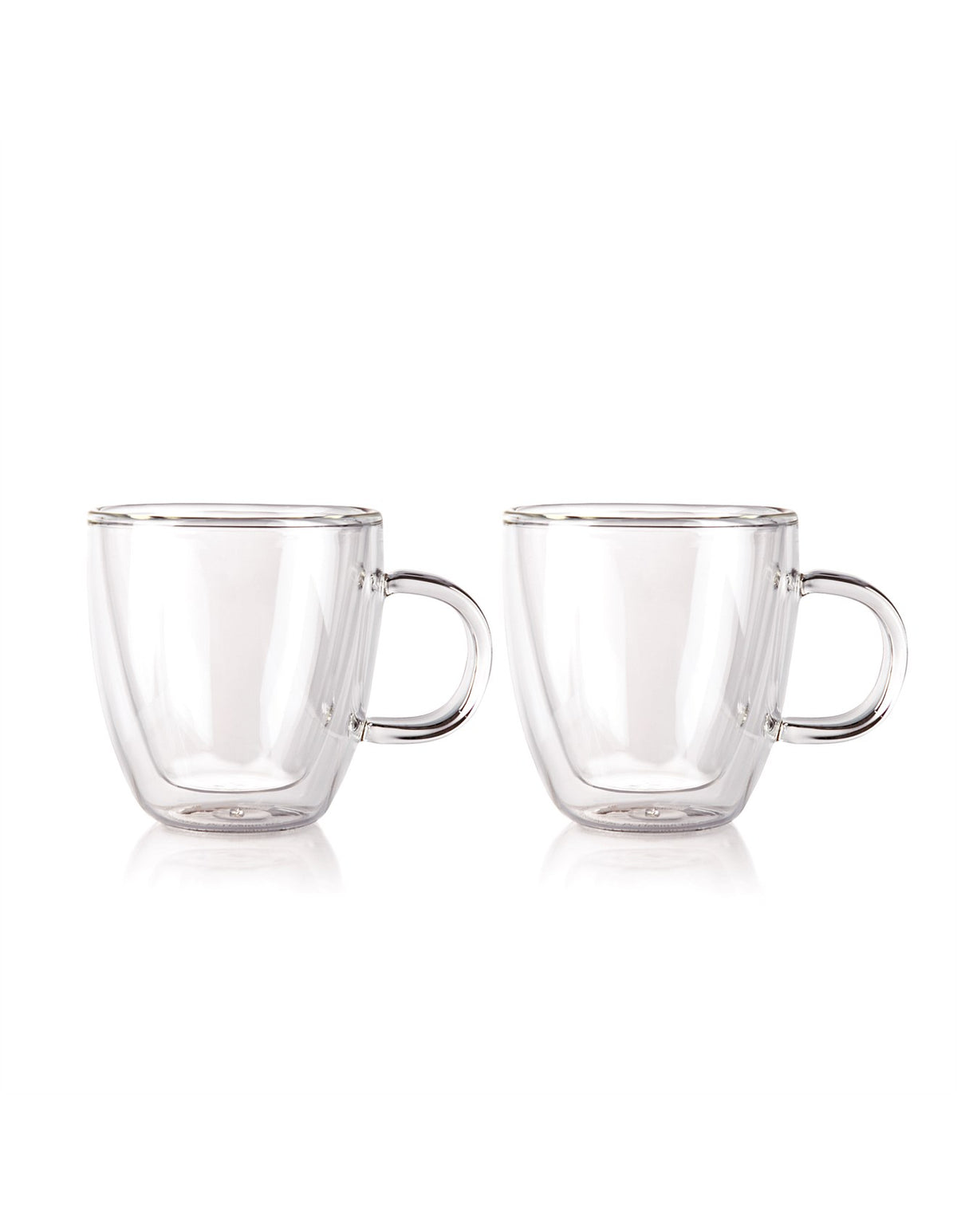 Bistro Double Wall Glasses 120ml Set Of 2