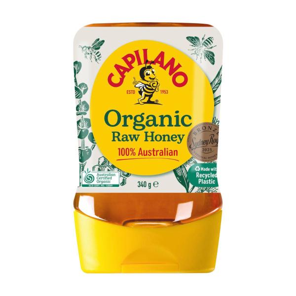 CAPILANO 100% AUSTRALIAN ORGANIC RAW HONEY 340G