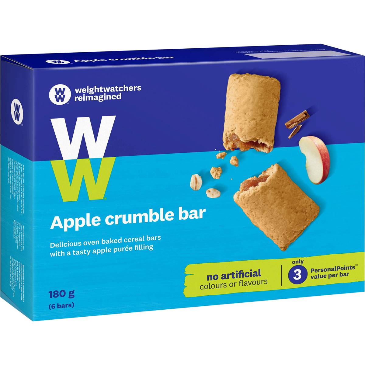 Weight Watchers Apple Crumble Bars 6 Pack