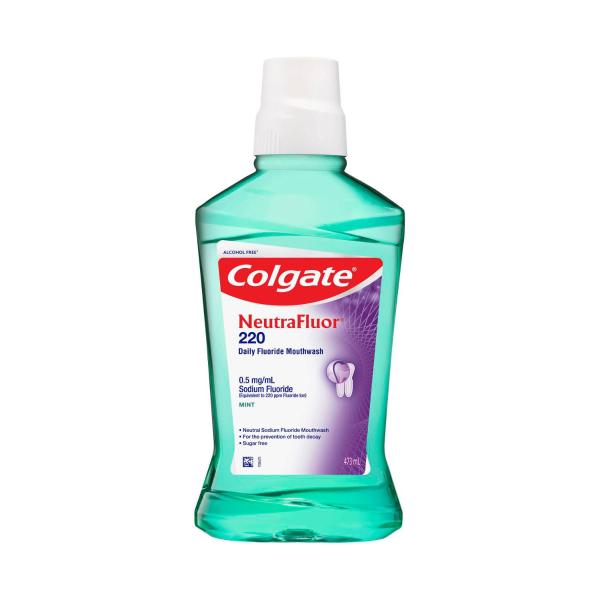 COLGATE NEUTRAFLUOR ALCOHOL FREE MOUTHRINSE 473ML