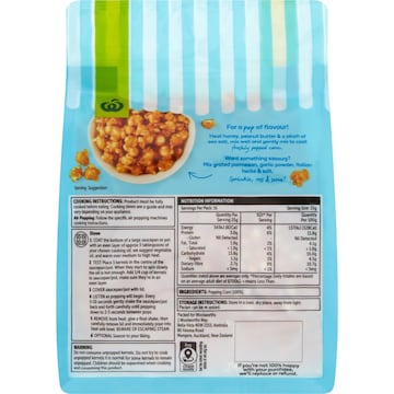 Woolworths Popping Corn Kernels 400g