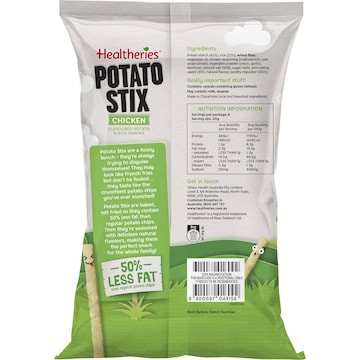 Healtheries Potato Stix Chicken 20g x 6 pack