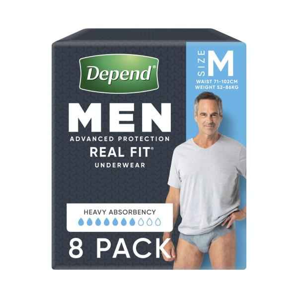 Real Fit Incontinence Underwear Men Medium