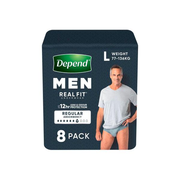Real Fit Incontinence Underwear Men Large