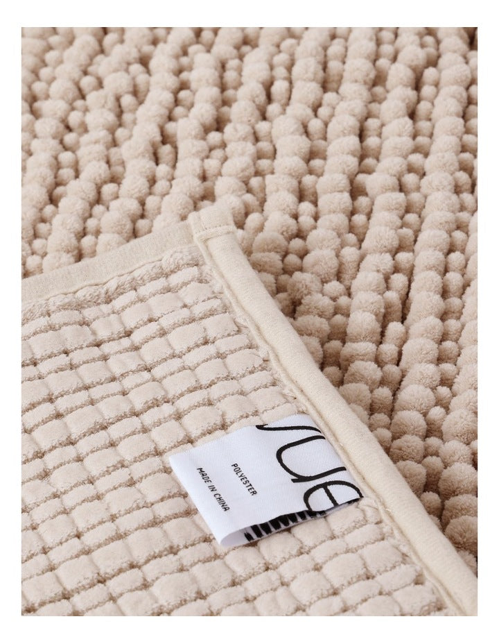 Hampton Super Soft Microfibre Bath Mat in Natural
