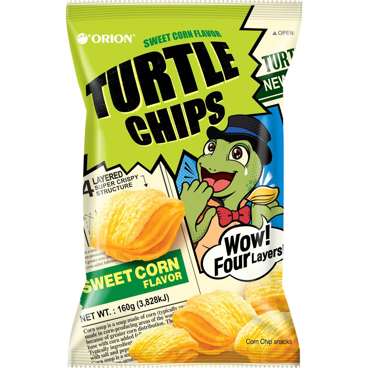 Orion Turtle Chips Corn Soup 160g
